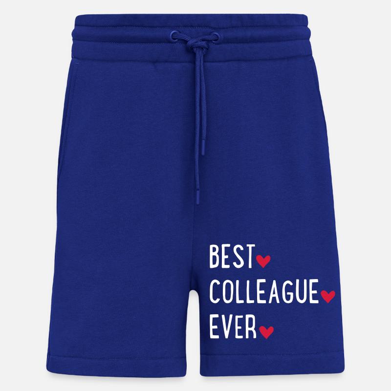 Meilleur collègue du monde - Short bio décontracté fabriqué en UE - Iconic Blue