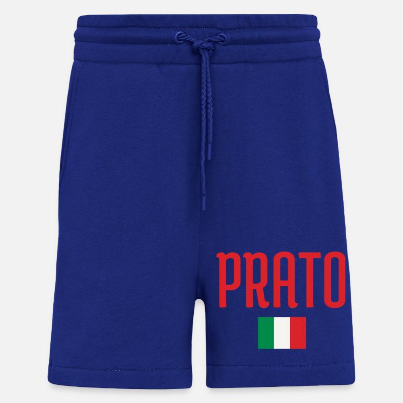 Prato Italy Bold Script - Shorts - made by SPREAD - Iconic Blue