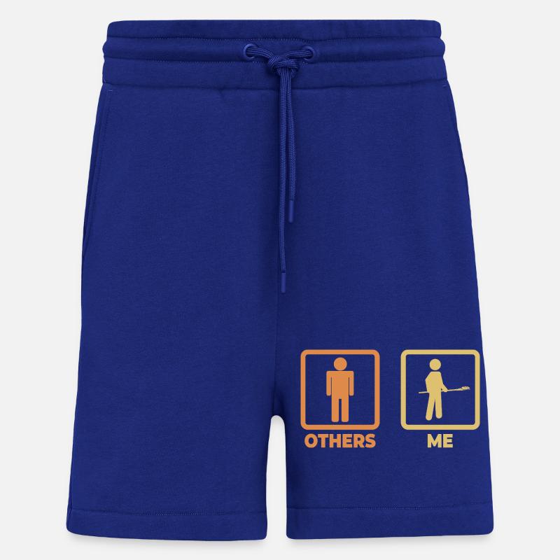 Baker stick figures - Shorts - made by SPREAD - Iconic Blue