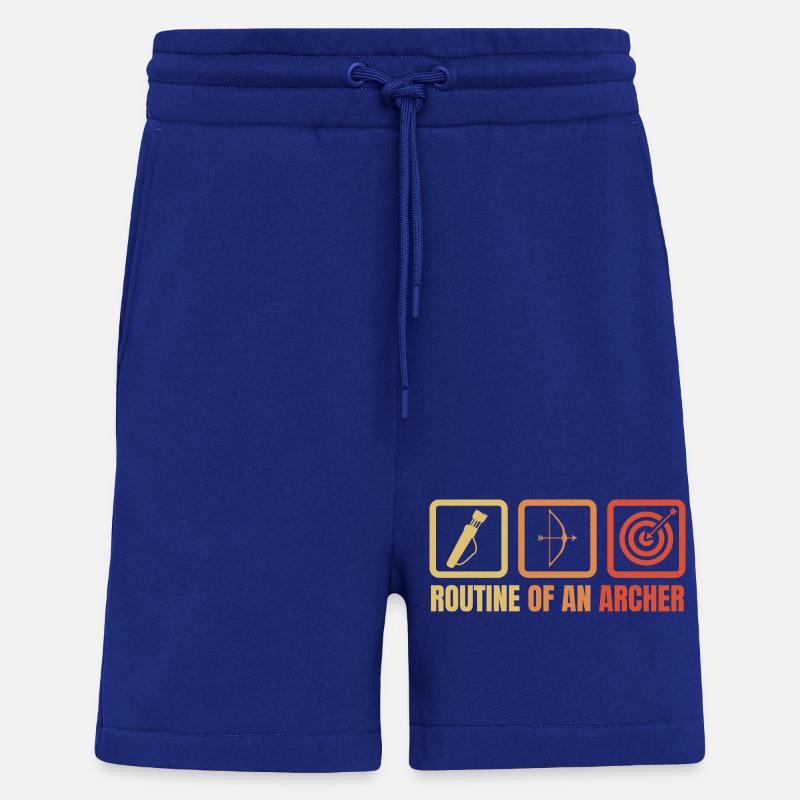 Bogensport Routine - Shorts - made by SPREAD - Iconic Blue