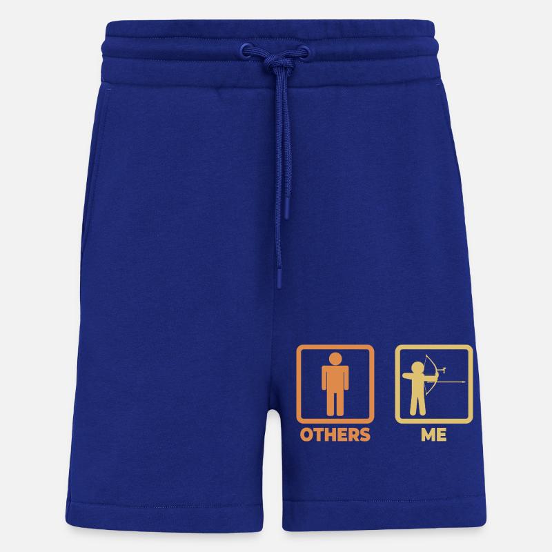 Archer stick figure - Shorts - made by SPREAD - Iconic Blue