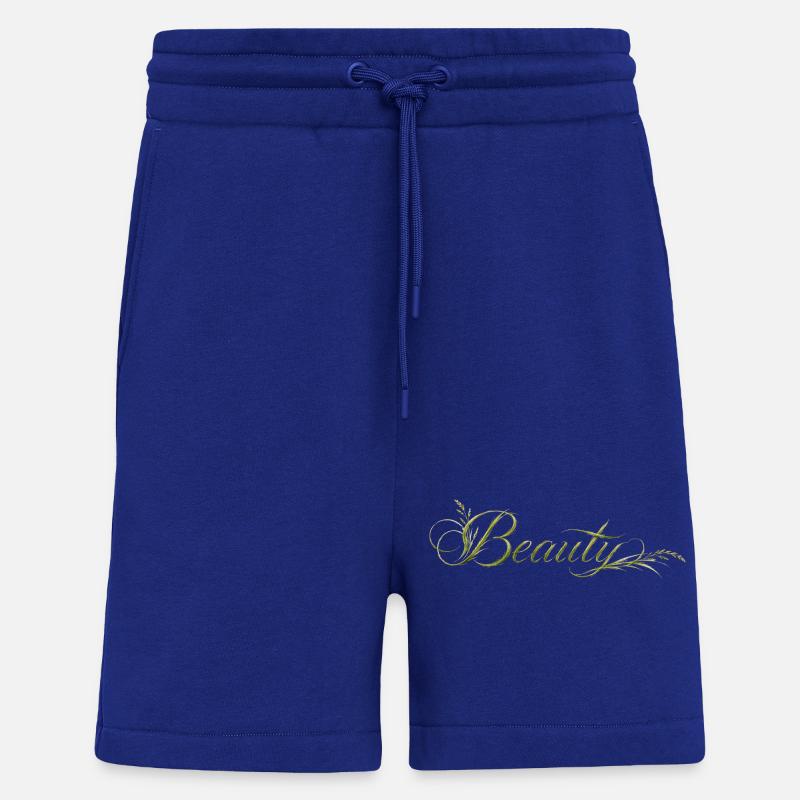 Beauty Lettering Nature Design - Shorts - made by SPREAD - Iconic Blue