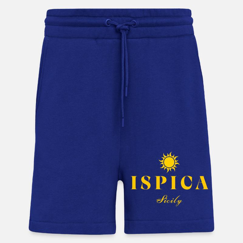 Ispica Sicily Suncrest Logo - Short bio décontracté fabriqué en UE - Iconic Blue