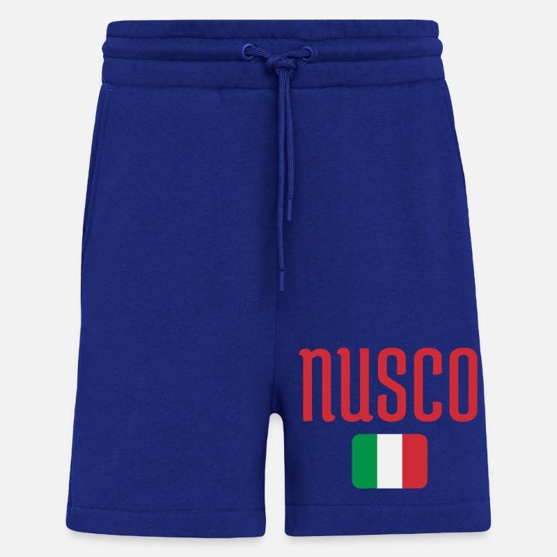 Nusco Drapeau italien - Short bio décontracté fabriqué en UE - Iconic Blue