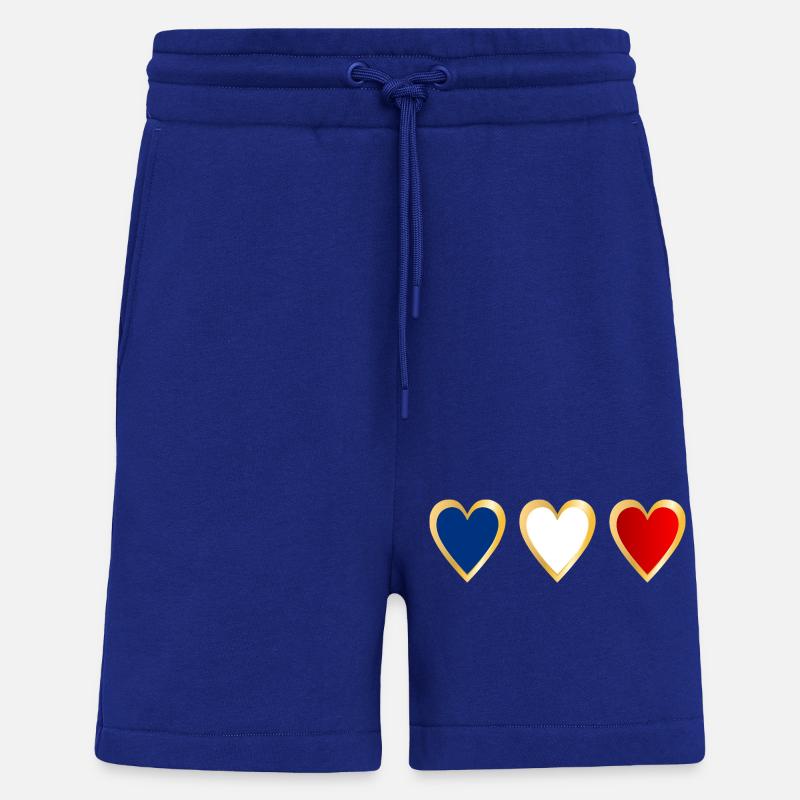 France Drapeau - Short bio décontracté fabriqué en UE - Iconic Blue
