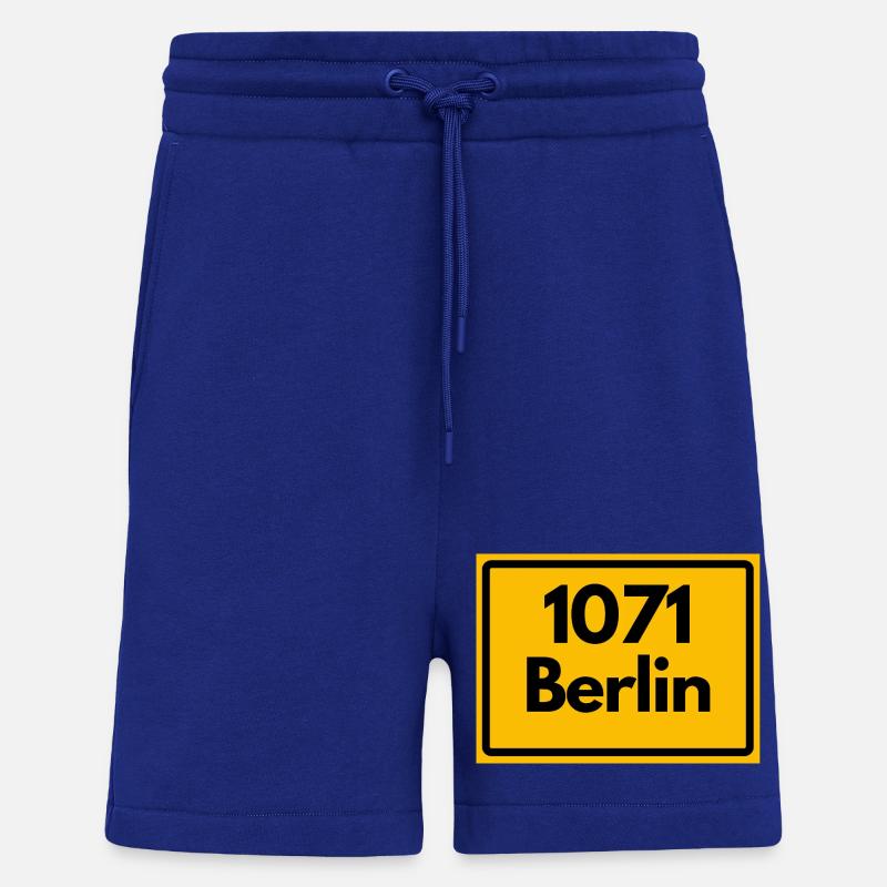 OLD POSTCODE 1071 BERLIN BERLIN OSTALGIE - Shorts - made by SPREAD - Iconic Blue