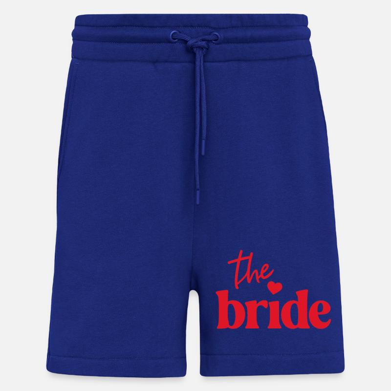 La Mariée ! Cœur - Short bio décontracté fabriqué en UE - Iconic Blue
