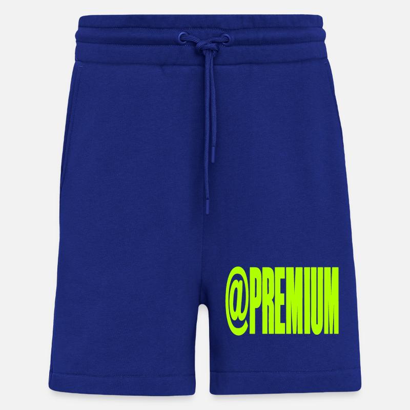 Premium @Symbool Neon Bold - Short bio décontracté fabriqué en UE - Iconic Blue