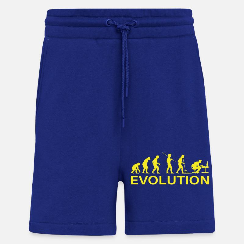Evolution Gamer | Computer Freak Geek PC - Shorts - made by SPREAD - Iconic Blue