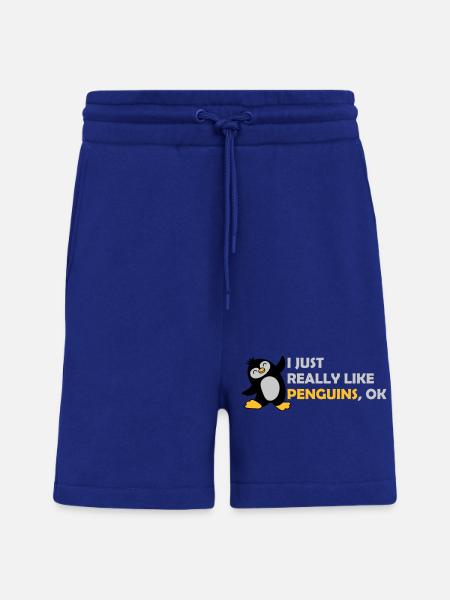 I just like penguins - Shorts - made by SPREAD - Iconic Blue