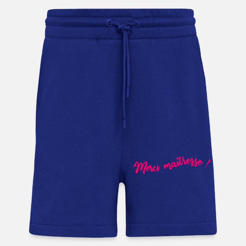 MAÎTRESSE. MERCI. MERCI MAÎTRESSE - Short bio décontracté fabriqué en UE - Iconic Blue