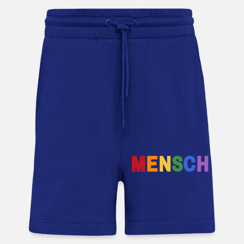 Mensch Pride Regenbogen T-Shirt - Shorts - made by SPREAD - Iconic Blue