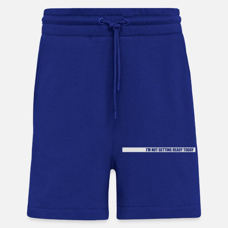 ne pas se préparer aujourd’hui - Short bio décontracté fabriqué en UE - Iconic Blue