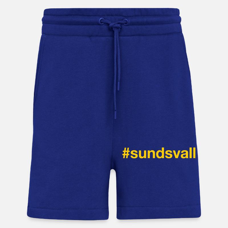 Sundsvall Sverige Suède Schweden - Short bio décontracté fabriqué en UE - Iconic Blue