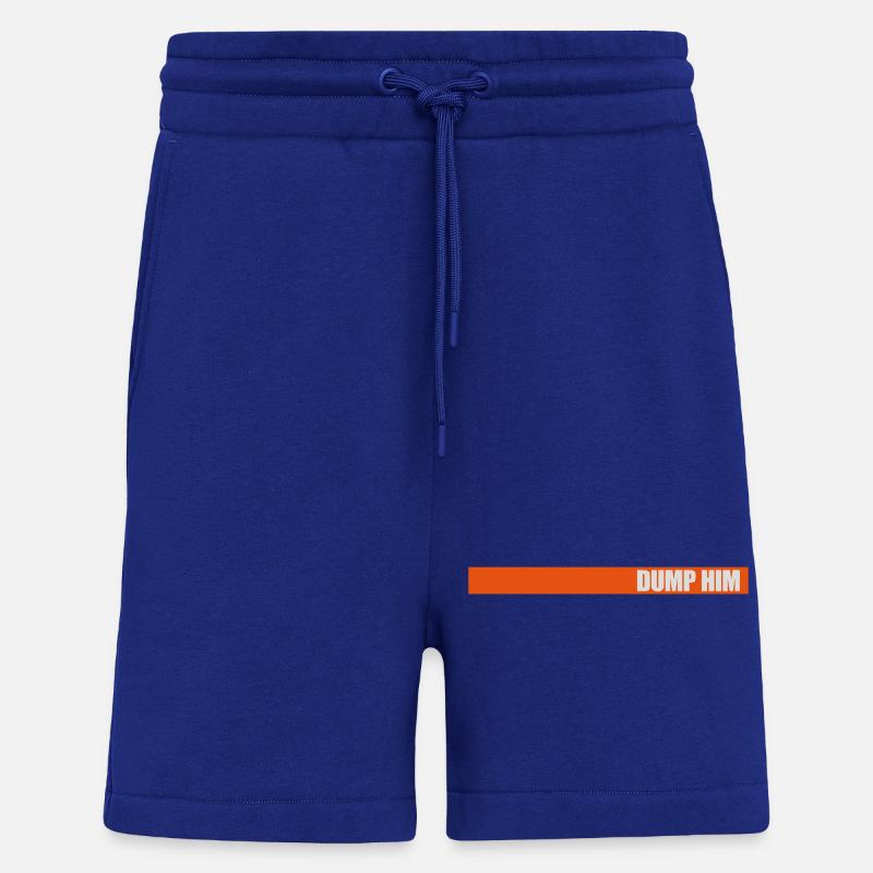 dump him Zitat Logo - Shorts - made by SPREAD - Iconic Blue