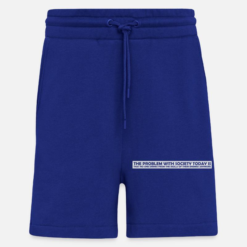 drinks from enemies skulls - Shorts - made by SPREAD - Iconic Blue