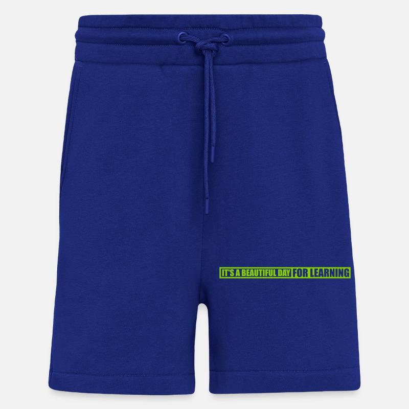 belle journée pour apprendre - Short bio décontracté fabriqué en UE - Iconic Blue