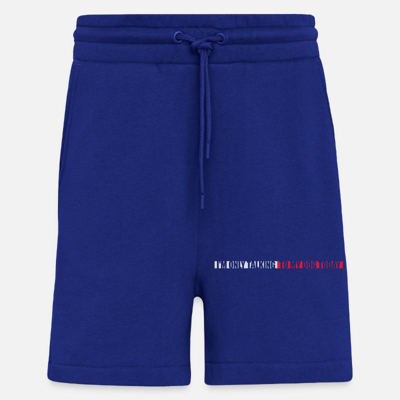 ne parler qu’au chien - Short bio décontracté fabriqué en UE - Iconic Blue