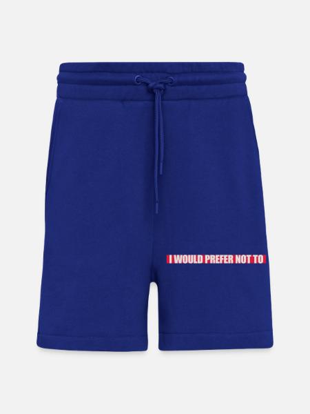I prefer not to - Shorts - made by SPREAD - Iconic Blue