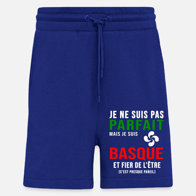 Baque pays basque parfait basque - Short bio décontracté fabriqué en UE - Iconic Blue