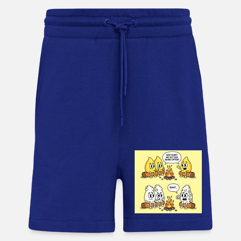 Popcorn Gag – Campfire Fun Gone Wrong - Shorts - made by SPREAD - Iconic Blue