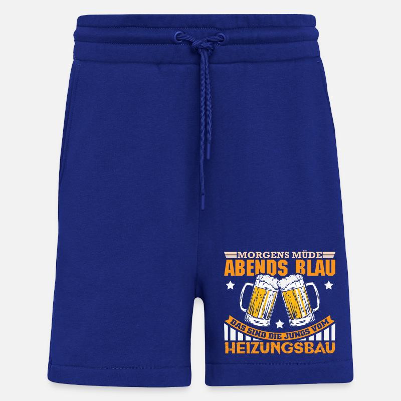 Heating Engineer Heating Construction Plumber Plumber - Shorts - made by SPREAD - Iconic Blue