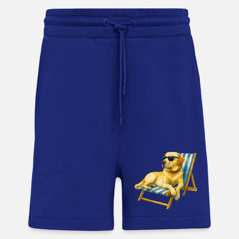 Labrador Hund Sommer Chill Geschenkidee - Shorts - made by SPREAD - Iconic Blue