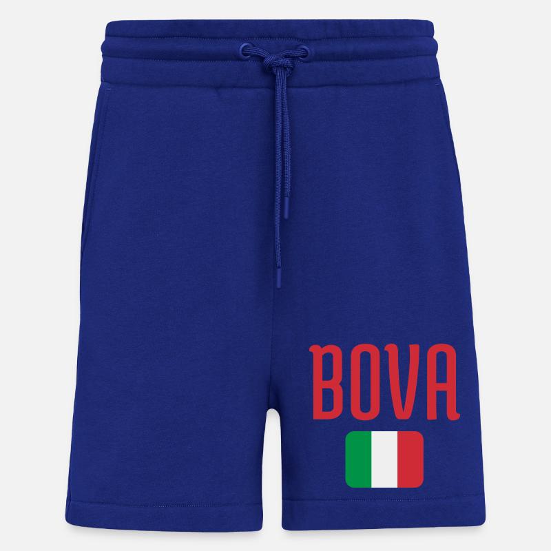 Drapeau italien de la BOVA - Short bio décontracté fabriqué en UE - Iconic Blue