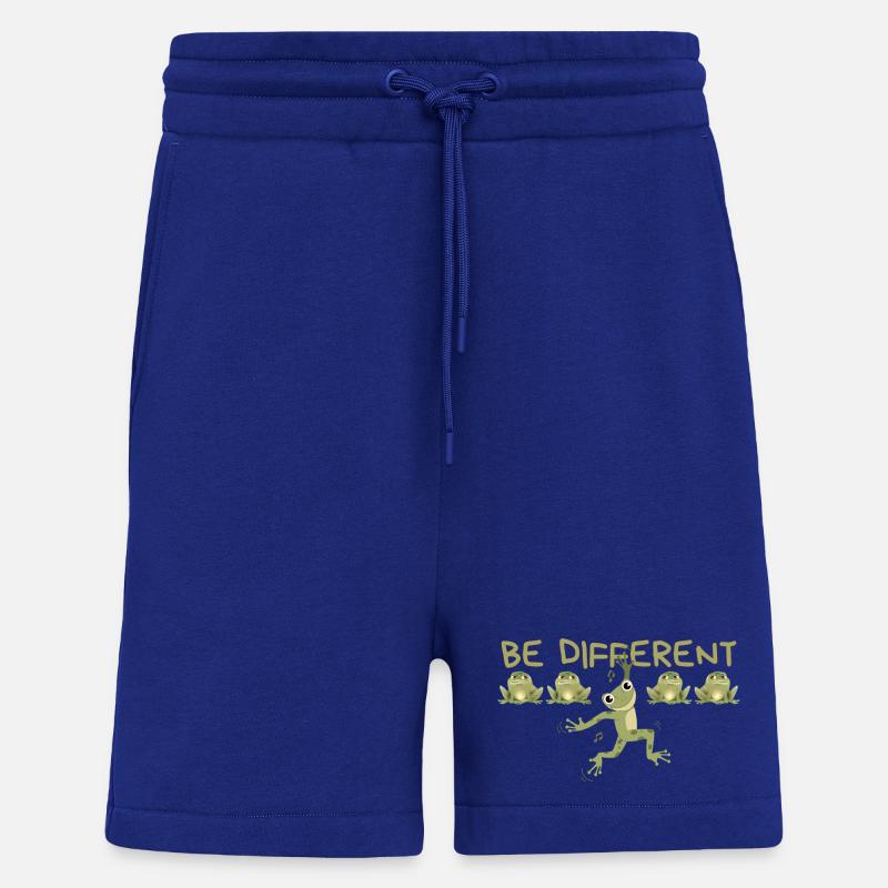 BE DIFFERENT Frog - Shorts - made by SPREAD - Iconic Blue