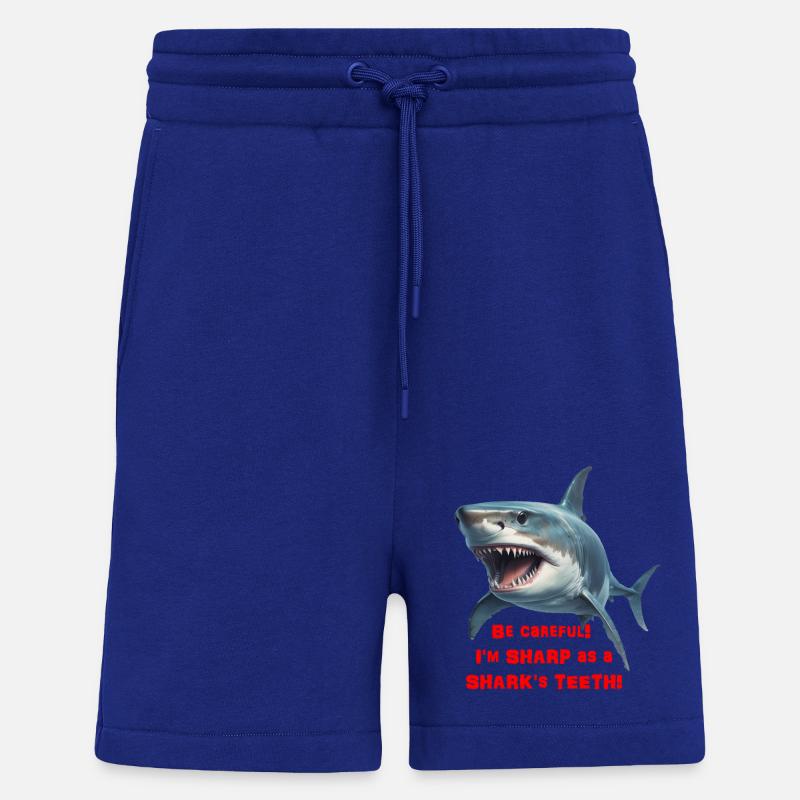 Tranchant comme un requin - Short bio décontracté fabriqué en UE - Iconic Blue