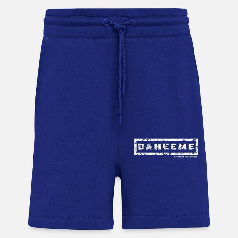 Daheeme - Saxon pour la maison - Short bio décontracté fabriqué en UE - Iconic Blue