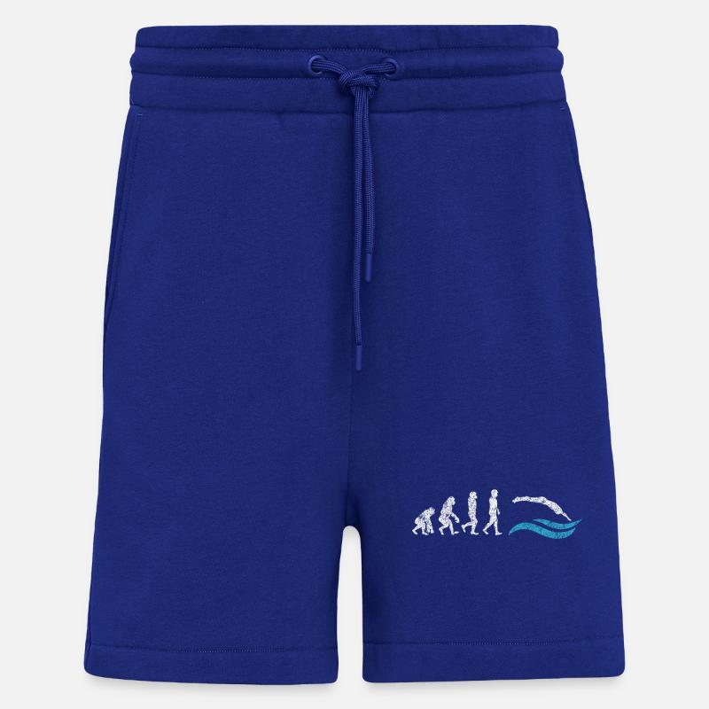 Nageur evolution singe cadeau saut - Short bio décontracté fabriqué en UE - Iconic Blue