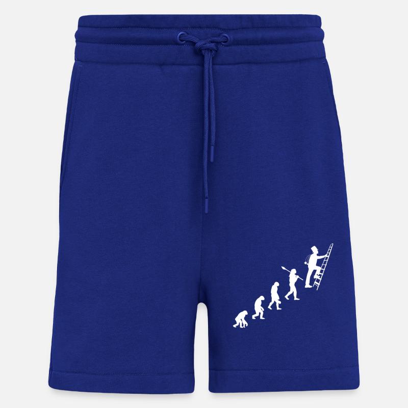 Schornsteinfeger Glück Evolution Geschenk - Shorts - made by SPREAD - Iconic Blue