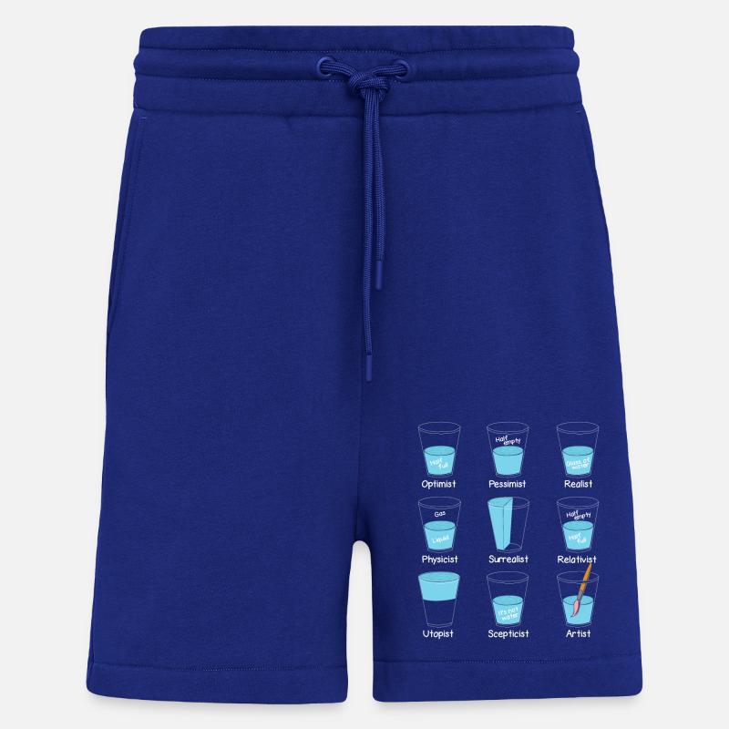 Mindset Wasserglas Einstellung - Shorts - made by SPREAD - Iconic Blue