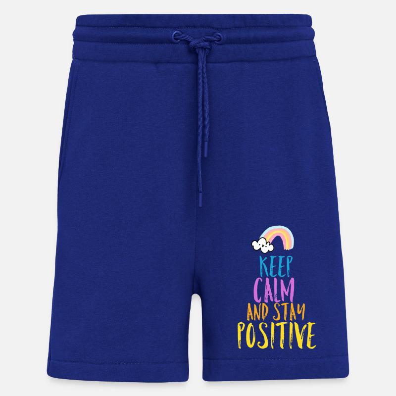 Positiv Spruch - Shorts - made by SPREAD - Iconic Blue