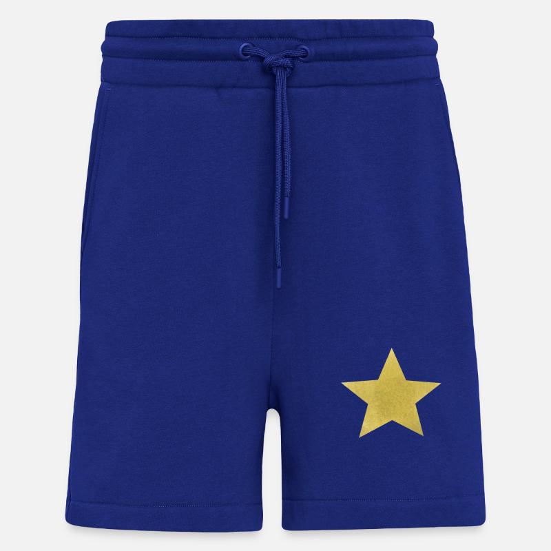 Étoile, Étoilé, Ciel, Nature, Céleste - Short bio décontracté fabriqué en UE - Iconic Blue