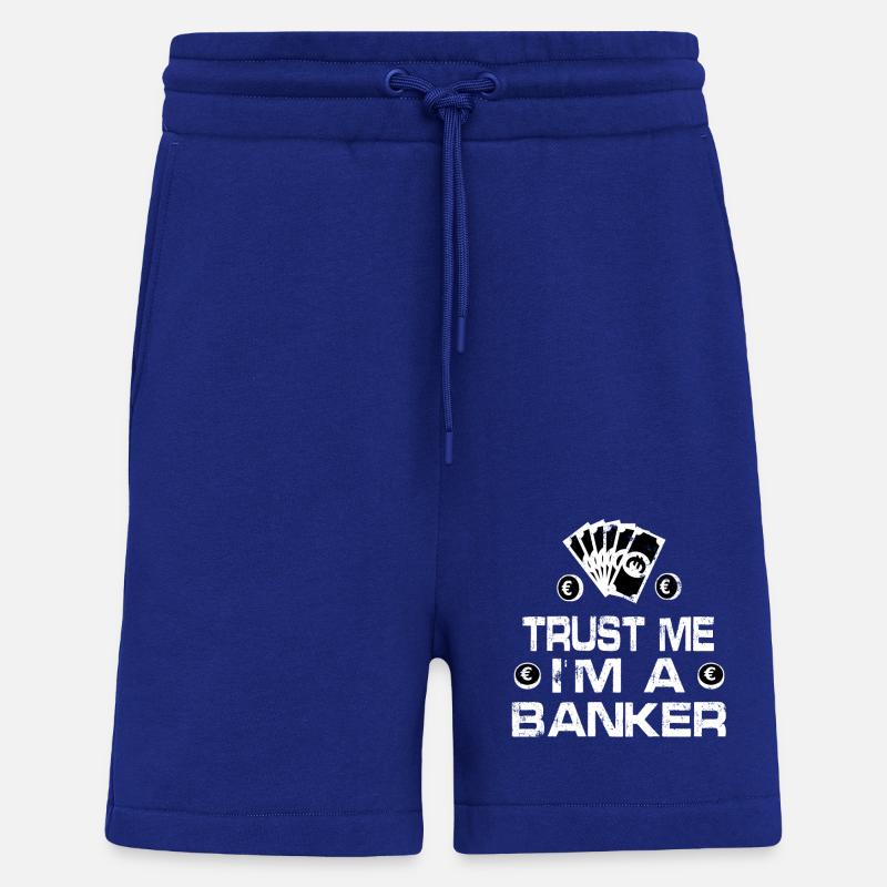 Banquiers - Short bio décontracté fabriqué en UE - Iconic Blue