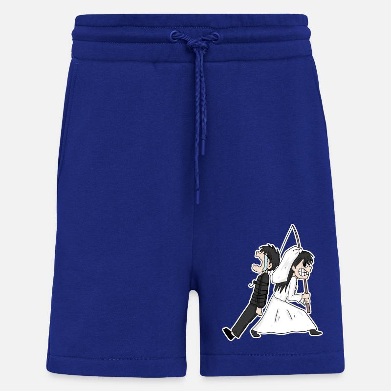 Se marier Mème Drôle - Short bio décontracté fabriqué en UE - Iconic Blue