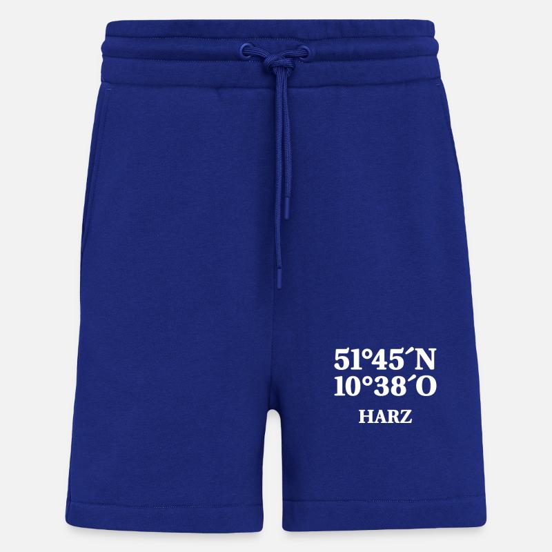 Coordonnées de résine - Short bio décontracté fabriqué en UE - Iconic Blue
