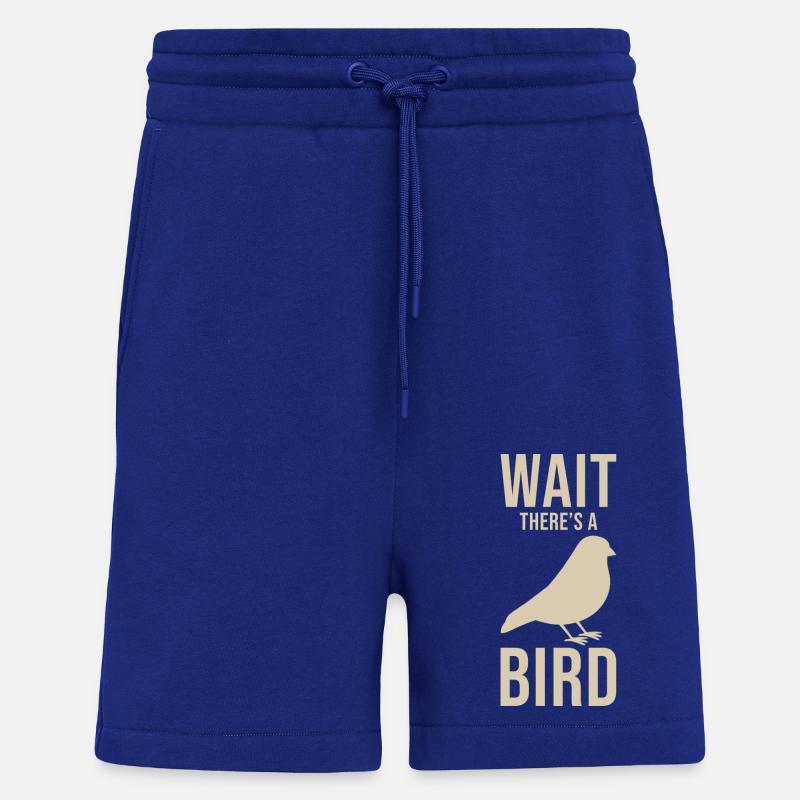 Vogelkundler Spruch - Shorts - made by SPREAD - Iconic Blue
