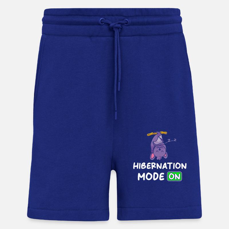 Hibernation Mode On with Bat - Shorts - made by SPREAD - Iconic Blue