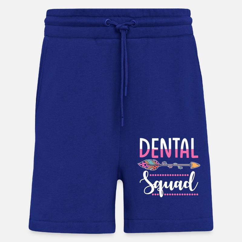 Équipe de dentisterie - Short bio décontracté fabriqué en UE - Iconic Blue