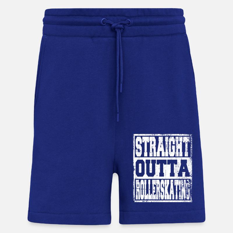 Rollerskating Spruch lustig - Shorts - made by SPREAD - Iconic Blue