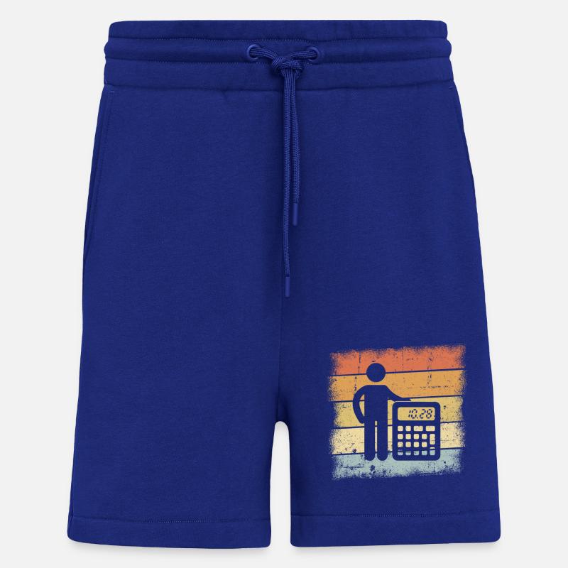 Cadeau comptable - Short bio décontracté fabriqué en UE - Iconic Blue