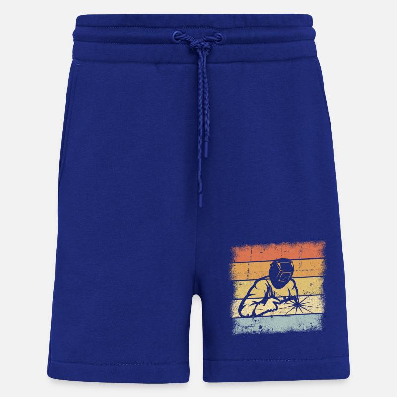 Conception de soudeur - Short bio décontracté fabriqué en UE - Iconic Blue