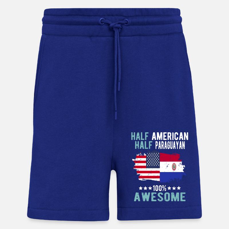 Half American Half Paraguayan - Shorts - made by SPREAD - Iconic Blue