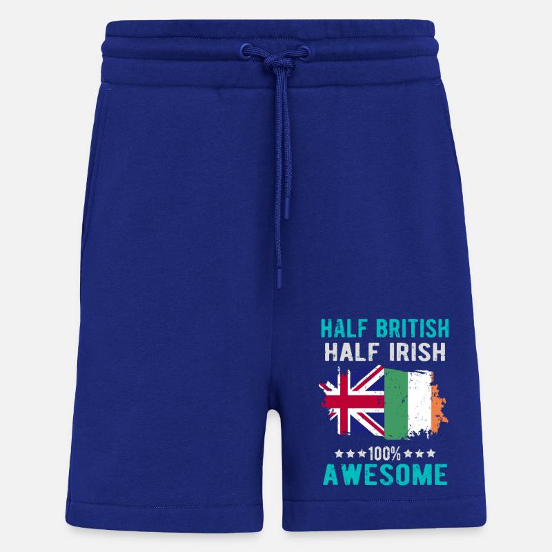 Halb Brite Halb Ire - Shorts - made by SPREAD - Iconic Blue