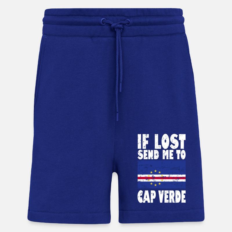 Drapeau du Cap-Vert - Short bio décontracté fabriqué en UE - Iconic Blue