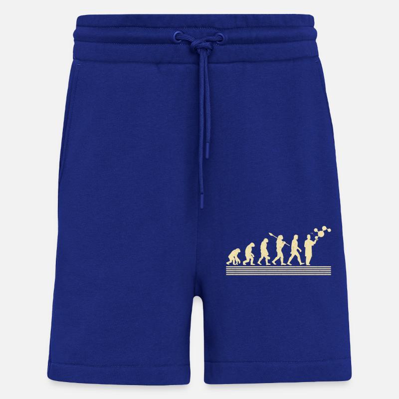 Biologist Evolution - Shorts - made by SPREAD - Iconic Blue