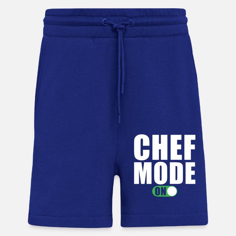 Mode Chef activé - Short bio décontracté fabriqué en UE - Iconic Blue